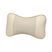 敬平适用于丰田凯美瑞RAV4荣放汉兰达普拉多车用靠枕护颈枕头 丰田米黄[头枕单个] 平