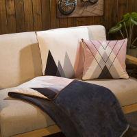 敬平办公室抱枕被子两用珊瑚绒汽车靠垫沙发午睡空调枕头车载毯小靠枕 南山南绒毯 抱枕毯(绒) 35x35cm 展开 平