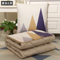 敬平抱枕被子两用抱枕办公室靠枕沙发靠垫空调被汽车靠背小被子午睡毯 夏沫之恋 [可机洗.四季通用抱枕被]中号40× 平