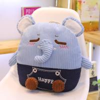 敬平折叠抱枕被子两用女加绒加厚大号汽车靠垫靠枕办公室棉空调被子 猛犸象 色抱枕被(展开1.5*1M) 平