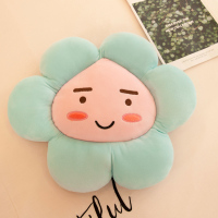 敬平靠垫办公室腰靠沙发抱枕午睡枕汽车腰枕座椅椅子护腰靠枕靠背床头 浅蓝-桃子 [活动抢]40cm(每日限100个