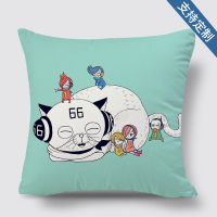 敬平抱枕被子两用动漫路飞定制生日礼物汽车靠垫毛绒公仔周边 海贼王1 方枕40X40cm(枕套+枕芯) 平