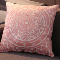 敬平民族复古怀旧波西米亚抱枕套沙发腰靠枕短毛绒桃皮绒汽车床头靠垫 复古3 45x45cm抱枕套不含芯 平