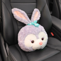 敬平星黛露兔腰靠汽车座椅靠垫护腰垫卡通可爱车载靠枕靠背车内用抱枕 芭蕾兔子腰靠(兔子形状) 平