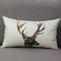 敬平北欧黄色腰枕长方形棉麻抱枕靠垫汽车沙发靠枕办公室椅子护腰腰靠 M9029-3B 60*40CM枕套(不含枕芯 平