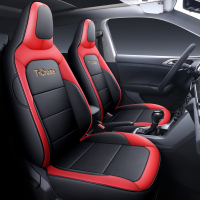 敬平大众tcross座套途铠专用全包四季通用汽车坐垫T-cross途凯坐垫套 T-cross专用 全皮黑线红色标 平