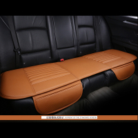 敬平正 主驾驶位座室 副单个片四季通用无靠背汽车座套单片座椅坐垫新 卡宴黄后排长条 平