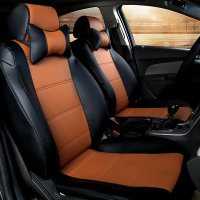 敬平定专用全包汽车座套雪佛兰赛欧3乐风新科鲁兹科沃兹爱唯欧坐垫套 经典款黑棕拼接 平