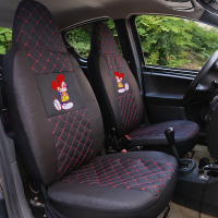敬平全包fo比亚迪f0专车专用比亚迪F3byd f0 座套四季通用FO汽车坐垫 米奇标黑色 平