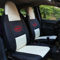 敬平全包fo比亚迪f0专车专用比亚迪F3byd f0 座套四季通用FO汽车坐垫 车标黑米 平