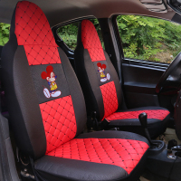 敬平全包fo比亚迪f0专车专用比亚迪F3byd f0 座套四季通用FO汽车坐垫 米奇黑红 平
