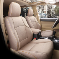 敬平丰田普拉多2700霸道4000专车专用全包车座套汽车坐垫四季亚麻座套 五座豪华版备注颜色 平