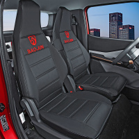 敬平宝骏E100座套通用两座2电动汽车新能源电轿坐垫E200专用座椅套 黑色坐垫