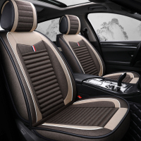 敬平汽车座套宝骏730五菱宏光S1/S3长安欧诺七座专用坐垫四季通用全包 七座标准版[咖色] 平