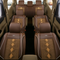 敬平东风风行菱智M3/V3/M5风行S500EV景逸X6座套全包汽车专用七座坐垫 七座标准版[尊贵咖]坐垫