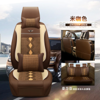 敬平东风风行菱智M3/V3/M5风行S500EV景逸X6座套全包汽车专用七座坐垫 七座豪华版[米咖色]坐垫