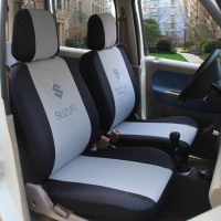 敬平昌河铃木北斗星汽车座套 全包座套四季通用 北斗星专车专用座椅套 北斗星--黑灰色绣车标坐垫