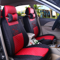 敬平特鲁夫E50福盛隆龙启金宝来电动汽车四轮老年4坐四季全包专用座套 1. 薄款红黑色史努比 平坐垫