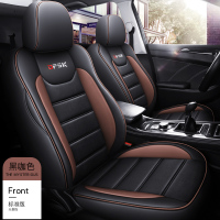 敬平东风风光580座套七座s560专用2+3+2全料汽车坐垫四季通用椅套 七座-标准版黑咖色 平