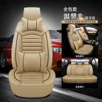 敬平东风风神A60 E70 A30 H30 S30 AX3 AX5四季汽车座套全包专用坐垫 A款 豪华版 温馨米 皮款 