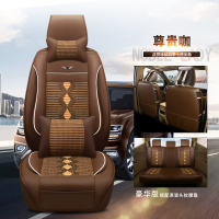 敬平七座专用五菱宏光s1s3宝骏730长安x70a风光580汽车座套全包坐垫套 七座豪华版[尊贵咖] 平