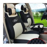 敬平福特新经典全新福克斯福睿斯嘉年华翼博全包四季通用专用汽车座套 三明治网状[米加黑 平坐垫