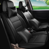 敬平欧尚A600/A800四季七座专用7座皮汽车坐垫 尊贵黑 平