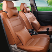 敬平欧尚A600/A800四季七座专用7座皮汽车坐垫 魅力棕 平