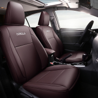 敬平丰田卡罗拉座套四季通用汽车坐垫双擎2019款座椅套全包专用第12代 卡罗拉汽油版-[标准款]-咖色坐垫