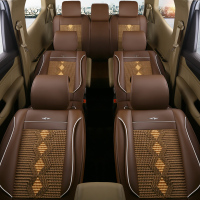 敬平宝骏730五菱宏光S/S1长安凌轩a800专用七座汽车座套四季全包坐垫 七座标准版[尊贵咖]坐垫