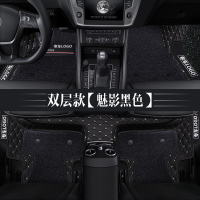 敬平专用于汽传奇传祺gs4/ga4/gs5/gs3/gm8/gs8gs7专用全包围汽车脚垫 双层翻遍包门槛豪华版[纯脚垫