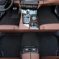 敬平汽车丝圈脚垫通用大众朗逸速腾polo英朗凯越君威郎轩逸雷凌可裁剪 薄款黑色15毫米-五座专用[专车定制]脚垫