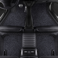 敬平2020款起亚新KX3傲跑KX5智跑K3 K2 K5PHEV皮专用包围汽车脚垫 双层款—黑色脚垫