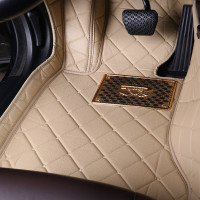 敬平宝骏510脚垫 310w 530 560 630 310 RS5 汽车脚垫全包围 大砖块米色脚垫