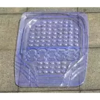 敬平汽车塑料脚垫别克GL8本田奥德赛七座商务车通用防水PVC透明地垫 主驾驶(透明色)脚垫