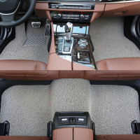 敬平汽车脚垫子车内用品小车新款脚踩垫车载地毯全包围易清洗四季通用 加厚灰色21毫米[专车定制]脚垫