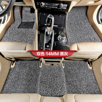 敬平东风日产尼桑劲客老经典轩逸新天籁骐达骊威阳光逍客蓝鸟汽车脚垫 黑灰色14MM(备注车型)