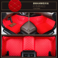 敬平中华V3/V5/V6/V7/H530/H3/H330老骏捷FSV/FRV专用全包围汽车脚垫 单层>>红色绗绣