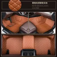 敬平福特锐际锐界翼虎翼博新款福克斯蒙迪欧致胜专用大全包围汽车脚垫 单层>>棕色