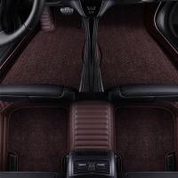 2020新款沃尔沃XC60 XC90 S60L S80L S90新能源专用真皮汽车脚垫 真皮—咖啡色