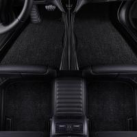 2020新款沃尔沃XC60 XC90 S60L S80L S90新能源专用真皮汽车脚垫 真皮—经典黑色