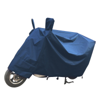敬平电动车防晒罩摩托车车衣电瓶车防雨遮阳防尘罩盖雨布四季通用 升级耐拉扯天蓝 M