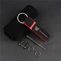 汽车钥匙扣挂件锁匙链哈雷川崎雅马哈铃木摩托机车钥匙圈个性创意 狂派红色 其他颜色留言