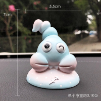 敬平ins网红告白气球个性可爱车载摆件创意中控台车内饰品女汽车装饰 十二星座/天蝎座(防滑垫) 平挂摆件