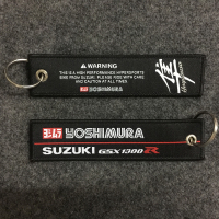 敬平JDM改装钥匙绳刺绣挂绳饰件 改装汽车钥匙扣挂件SPOON SUZUKI