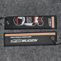 敬平JDM改装钥匙绳刺绣挂绳饰件 改装汽车钥匙扣挂件SPOON 无限+宇航员