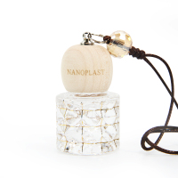 车载香水挂件汽车香水悬挂式持久淡香薰精油吊坠车内用装饰品摆件 雨后清晨(视频内圆形瓶子,送1瓶补充液)清淡香男女通用