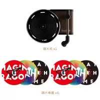 敬平留声唱片机车载香水空调出风口小风扇汽车用香薰车内香氛装饰摆件 升级款唱片机(送6个标准款香片) 平挂摆件
