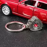敬平马自达转子发动机钥匙扣环圈金属汽车用引擎钥匙链男个性创意挂件 小亮银款车用钥匙扣汽车钥匙扣