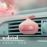 敬平懵星人车载香水香薰空调出风口车内饰品摆件可爱汽车装饰用品大全 懵星人[呆萌蓝]配送3片香膏 平挂摆件